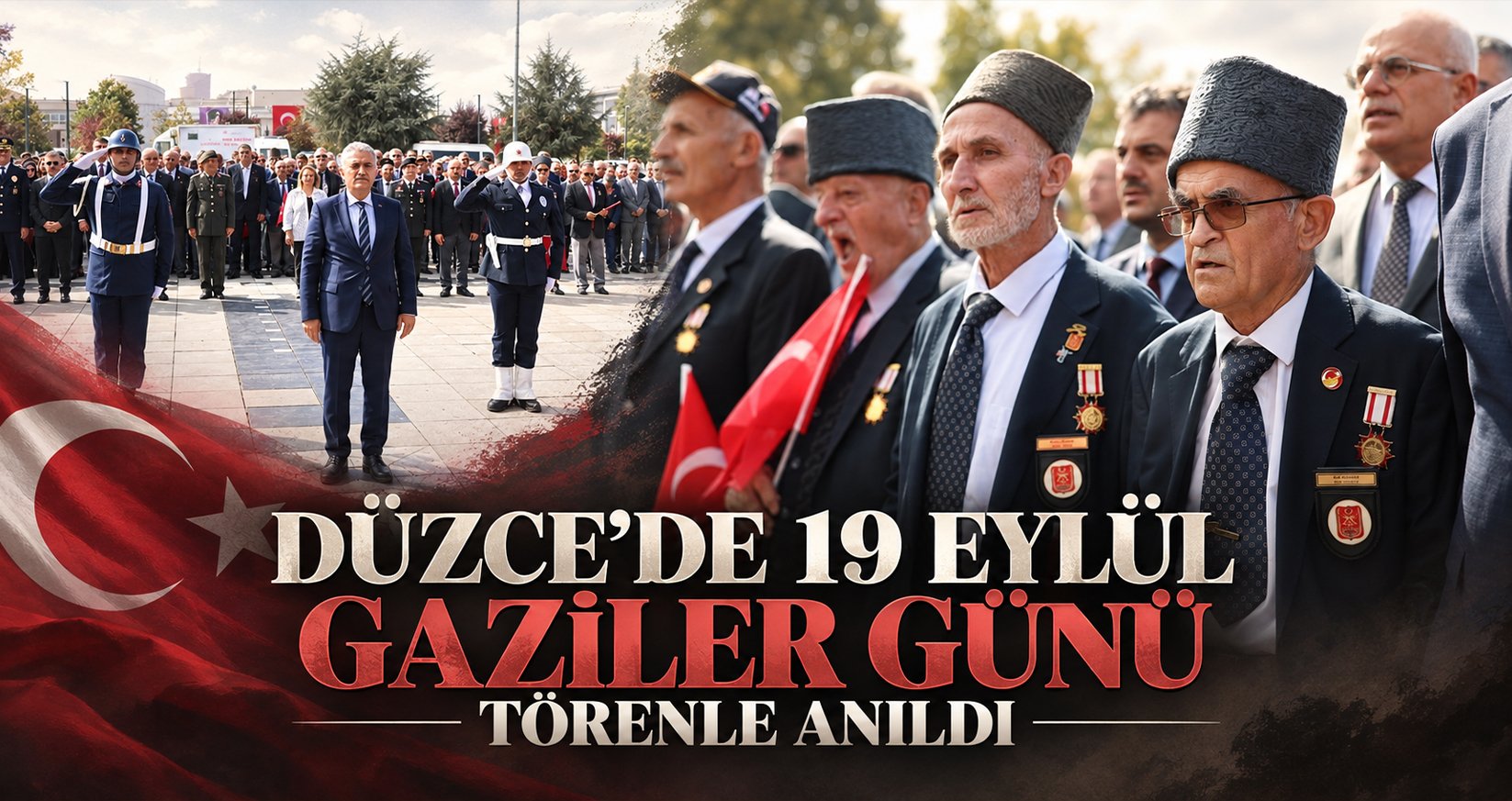 Düzce’de 19 Eylül Gaziler Günü Törenle Anıldı