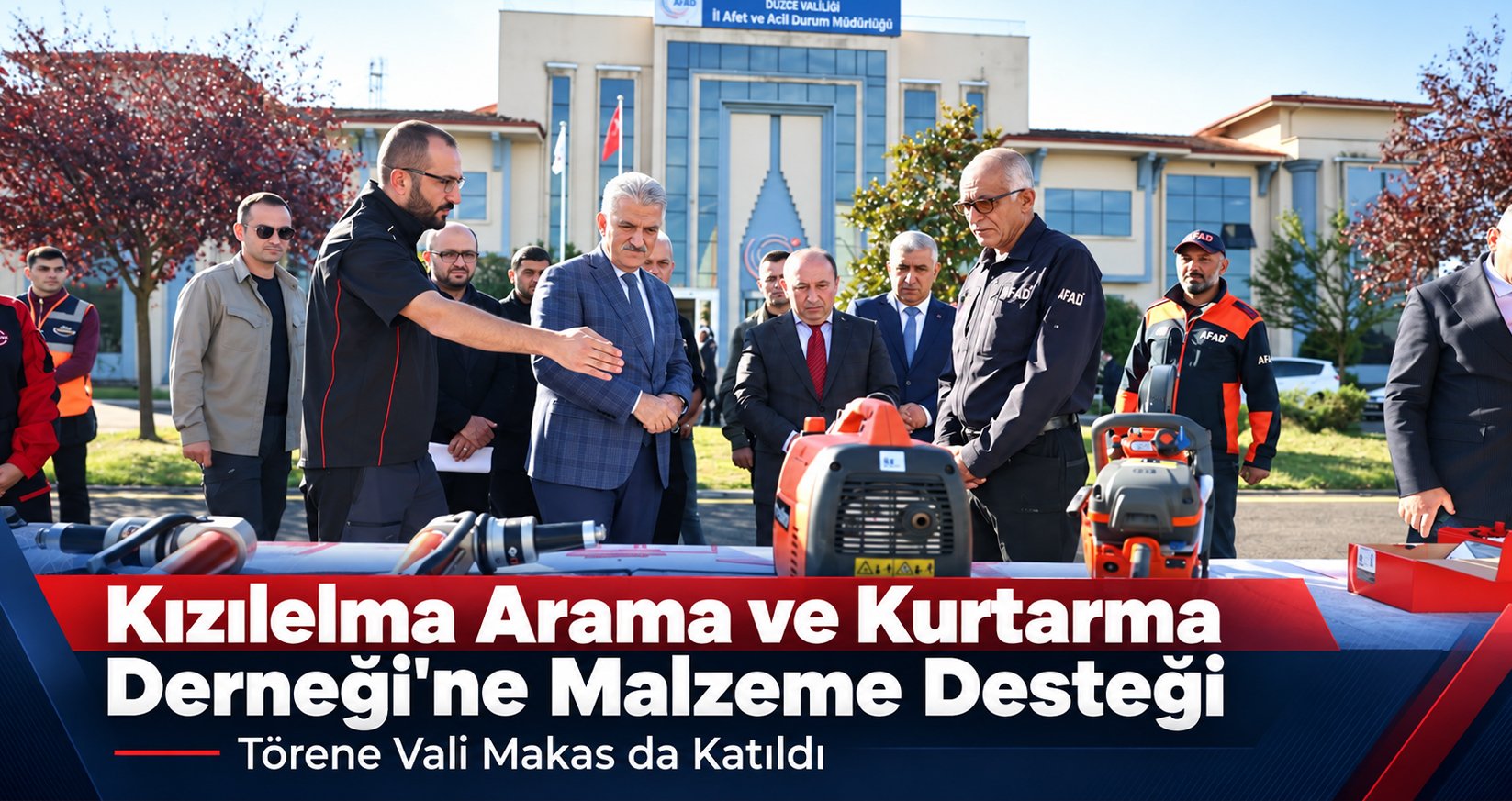 Kızılelma Arama ve Kurtarma Derneği'ne Malzeme Desteği