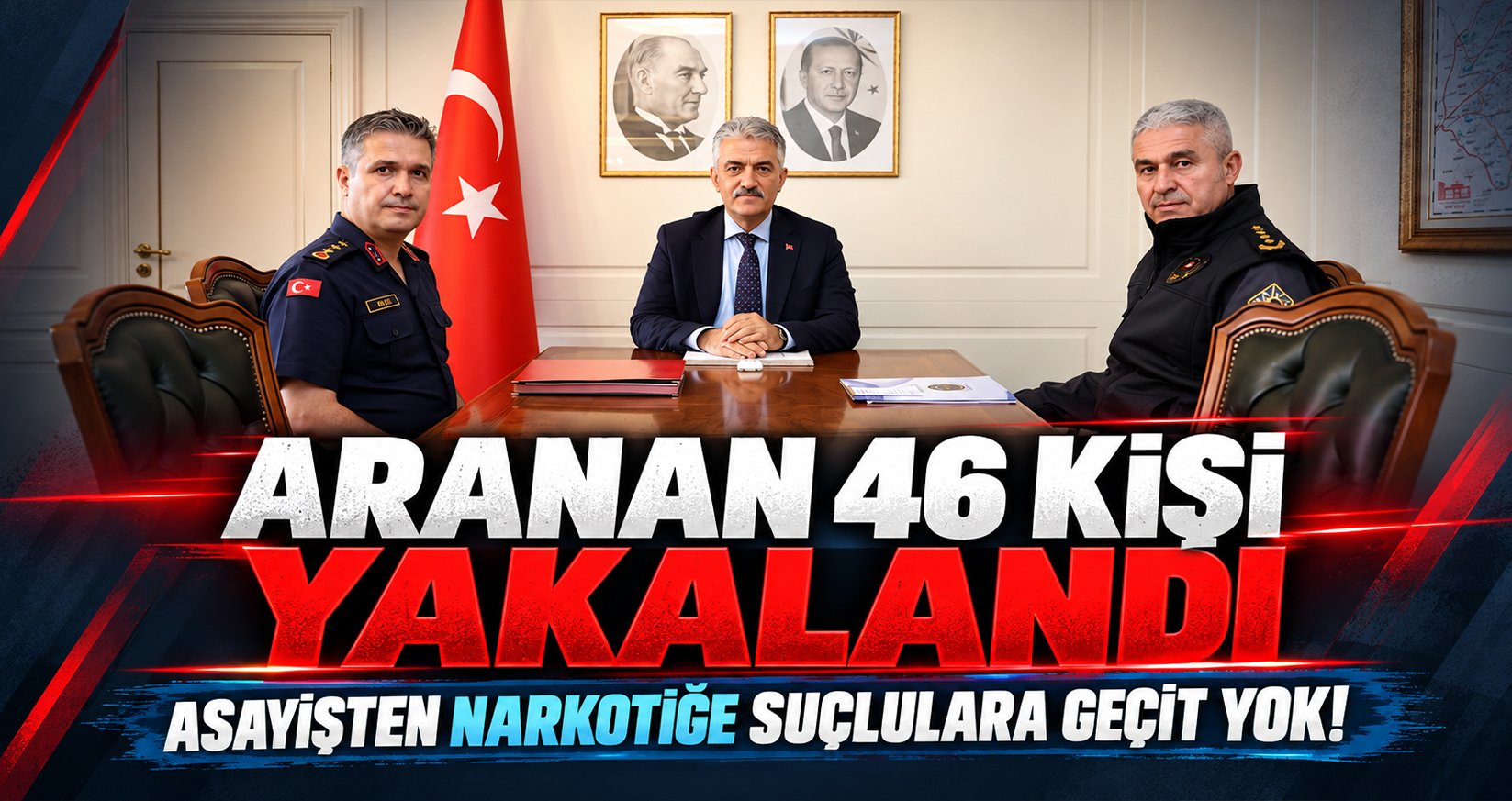 Düzce'de Asayişten Narkotiğe Suçlulara Geçit Yok!