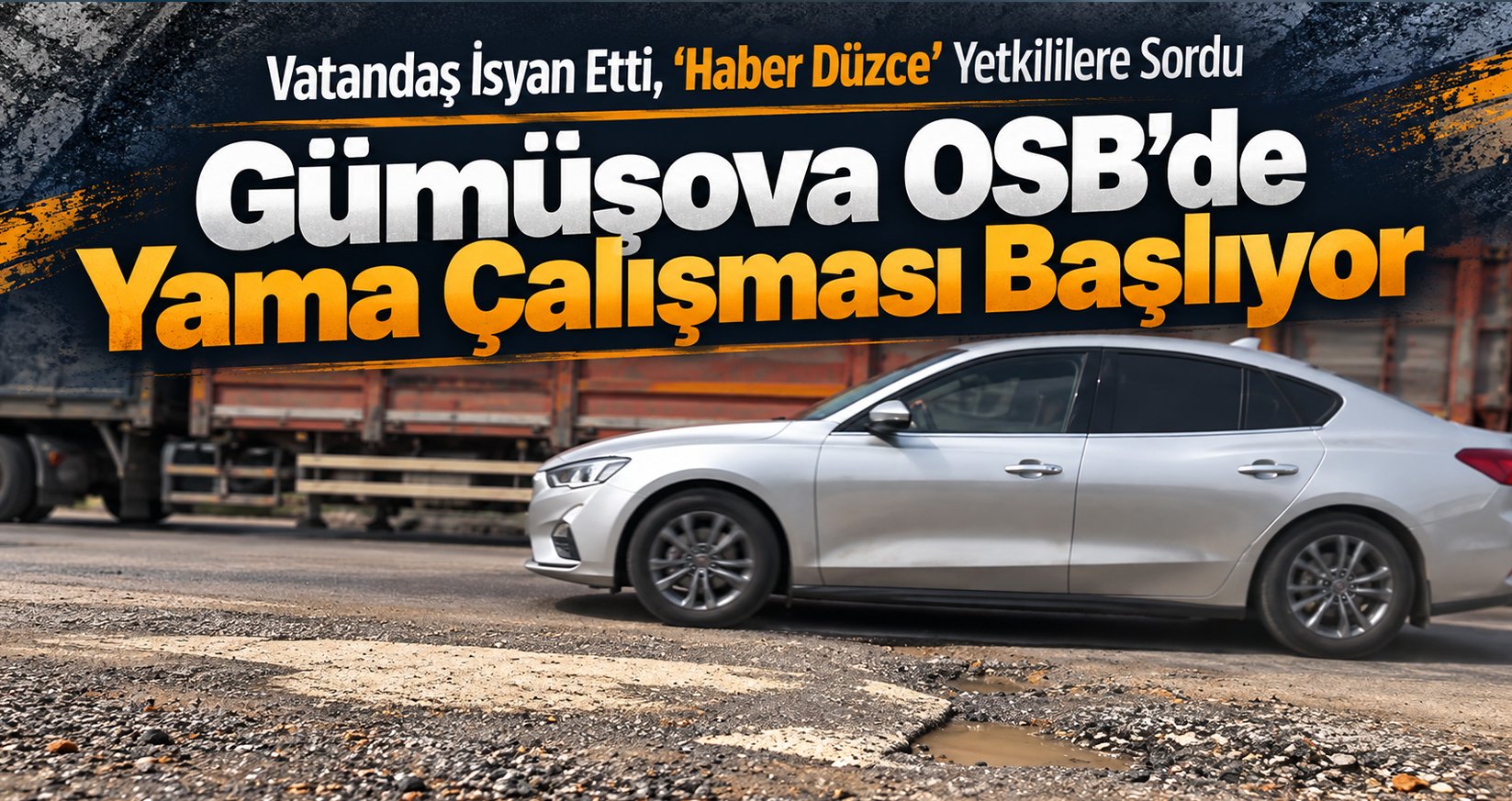 Gümüşova OSB’de Yama Çalışması Başlıyor