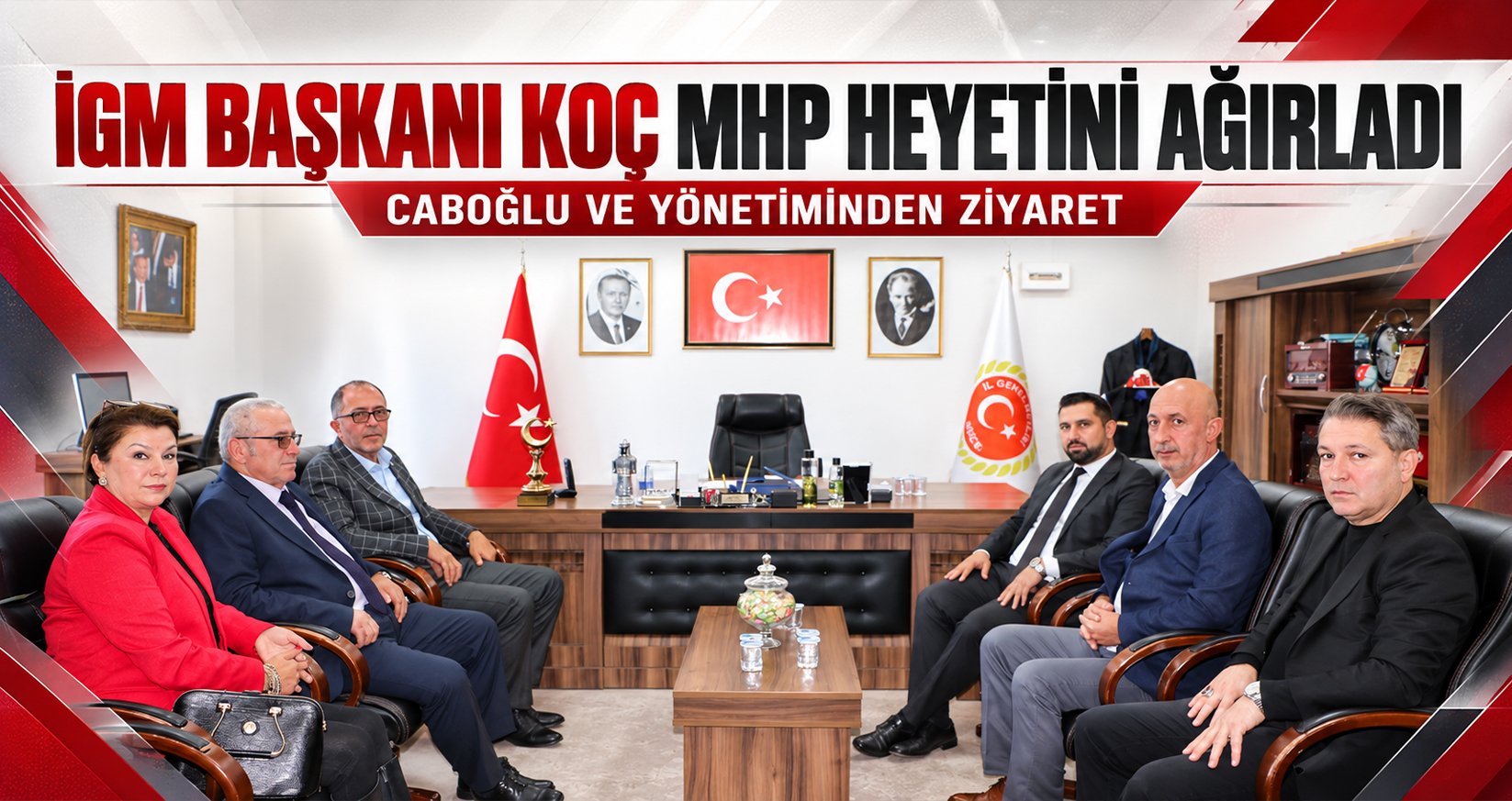 İGM Başkanı Koç MHP Heyetini Ağırladı