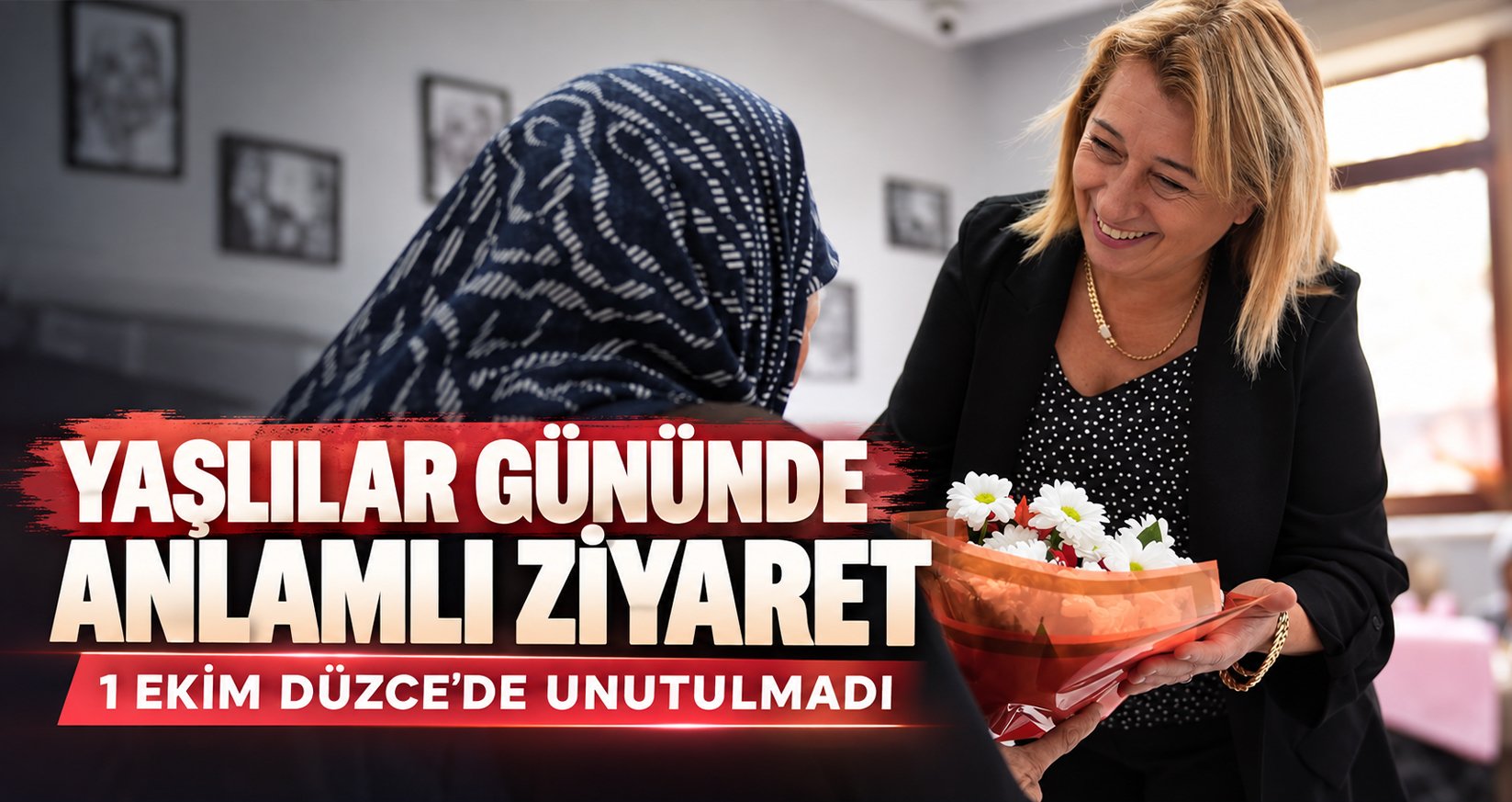 Yaşlılar Gününde Anlamlı Ziyaret