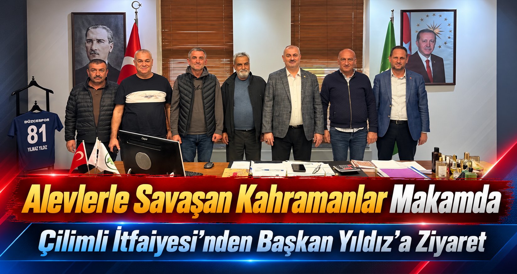 Alevlerle Savaşan Kahramanlar Makamda