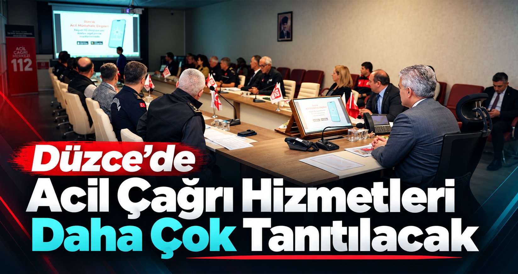 Düzce’de Acil Çağrı Hizmetleri Daha Çok Tanıtılacak