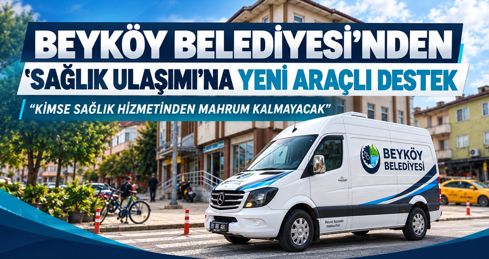 Beyköy Belediyesi’nden “Sağlık Ulaşımı”na Yeni Araçlı Destek