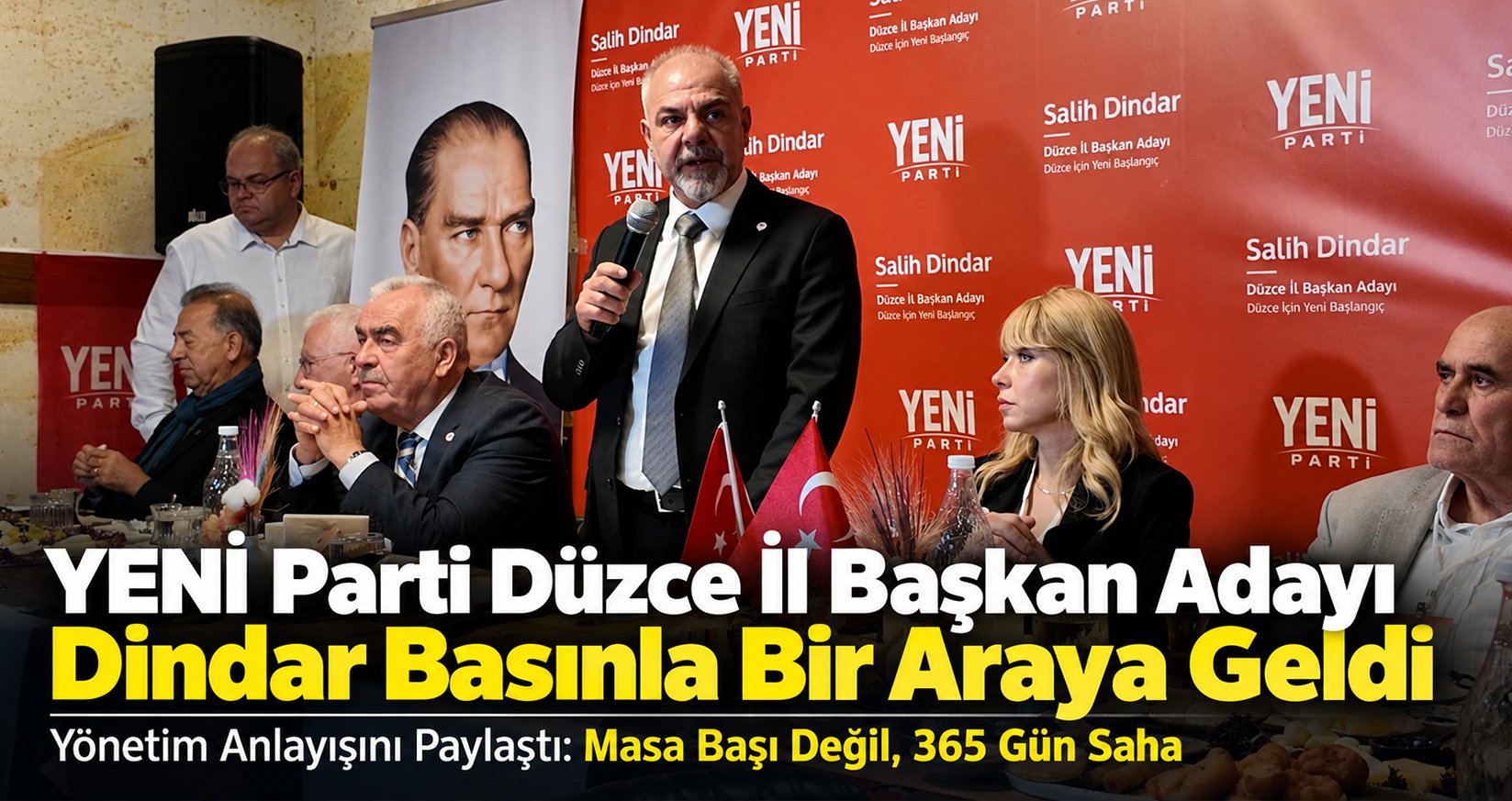 YENİ Parti Düzce İl Başkan Adayı Dindar Basınla Bir Araya Geldi