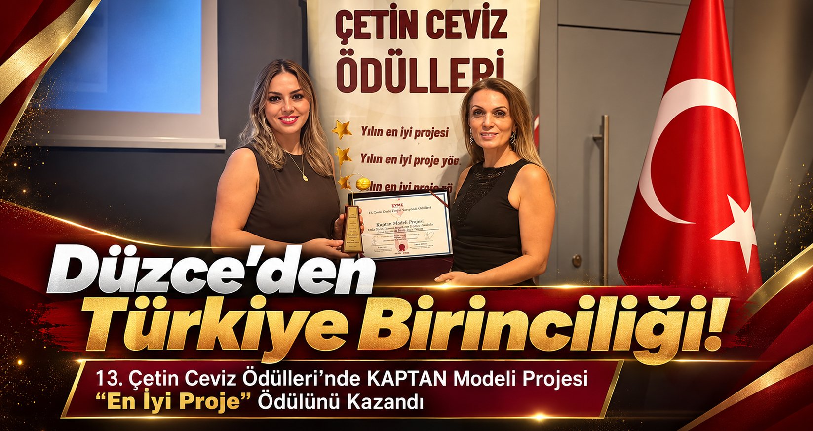 13. Çetin Ceviz Ödülleri’nde KAPTAN Modeli Projesi “En İyi Proje” Ödülünü Kazandı