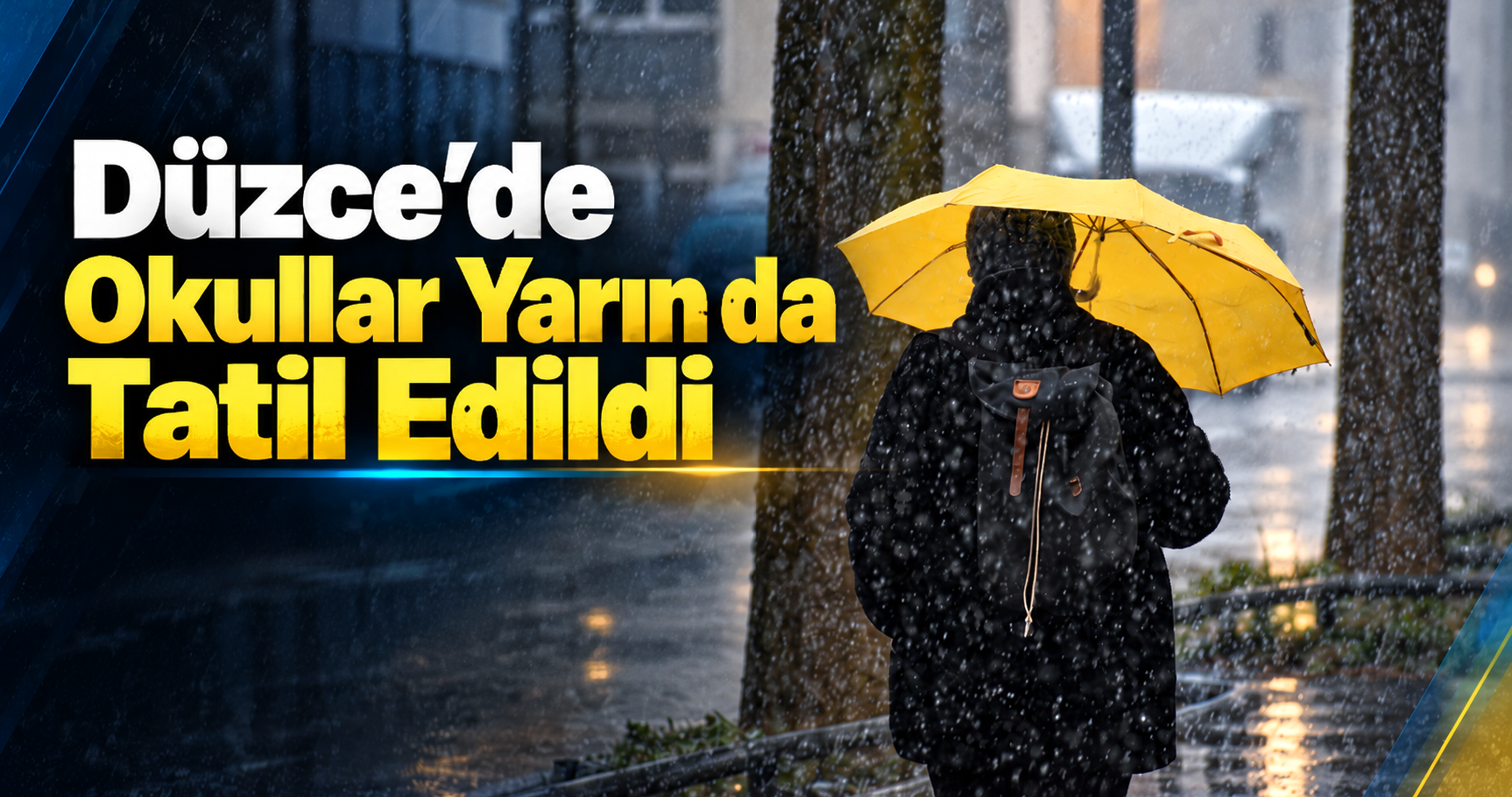 Düzce’de Okullar Yarın da Tatil Edildi: 16 Ekim’de Eğitime Ara