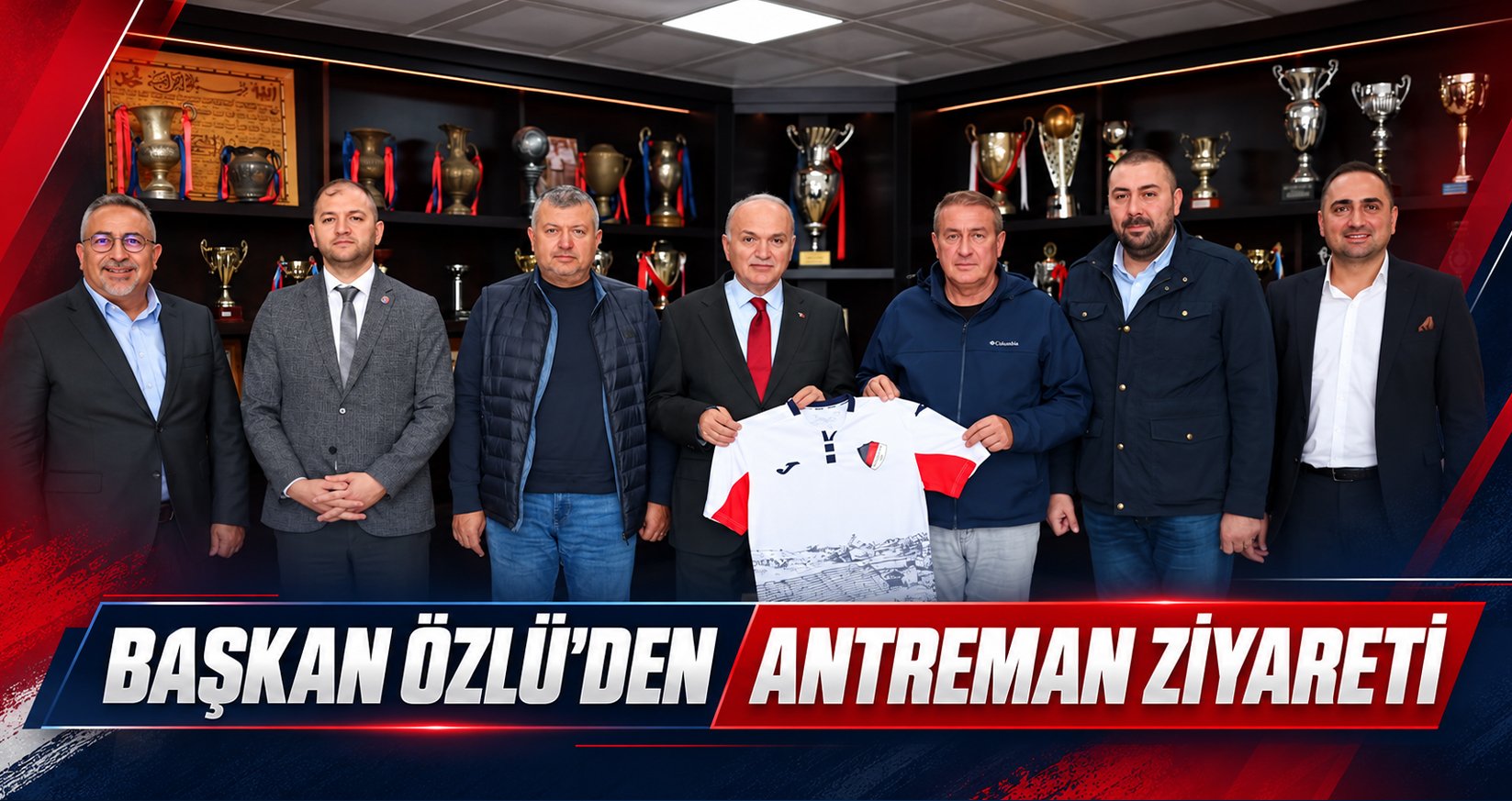 Başkan Özlü’den Antreman Ziyareti