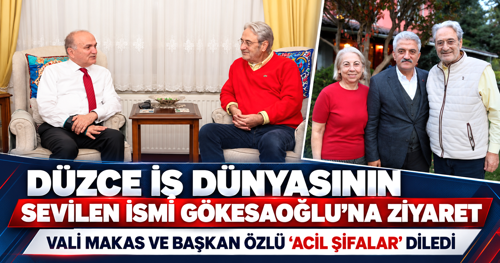 Düzce İş Dünyasının Sevilen İsmi Gökesaoğlu'na Ziyaret