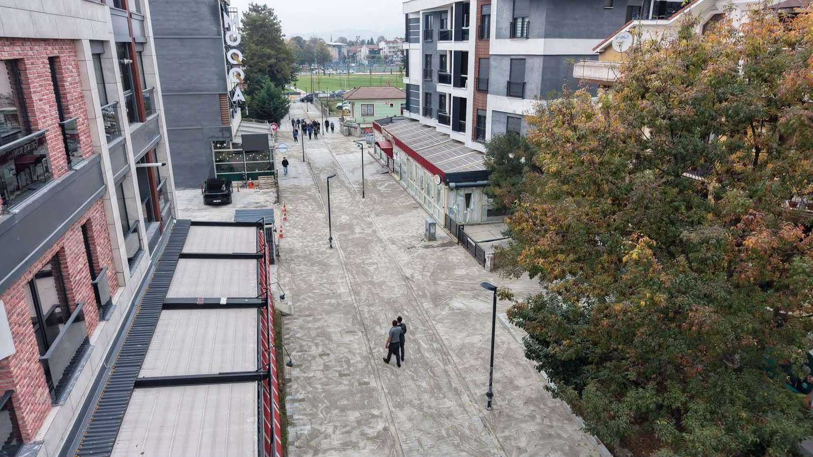 300 Metrelik Güzergahta Çalışmalar Sürüyor